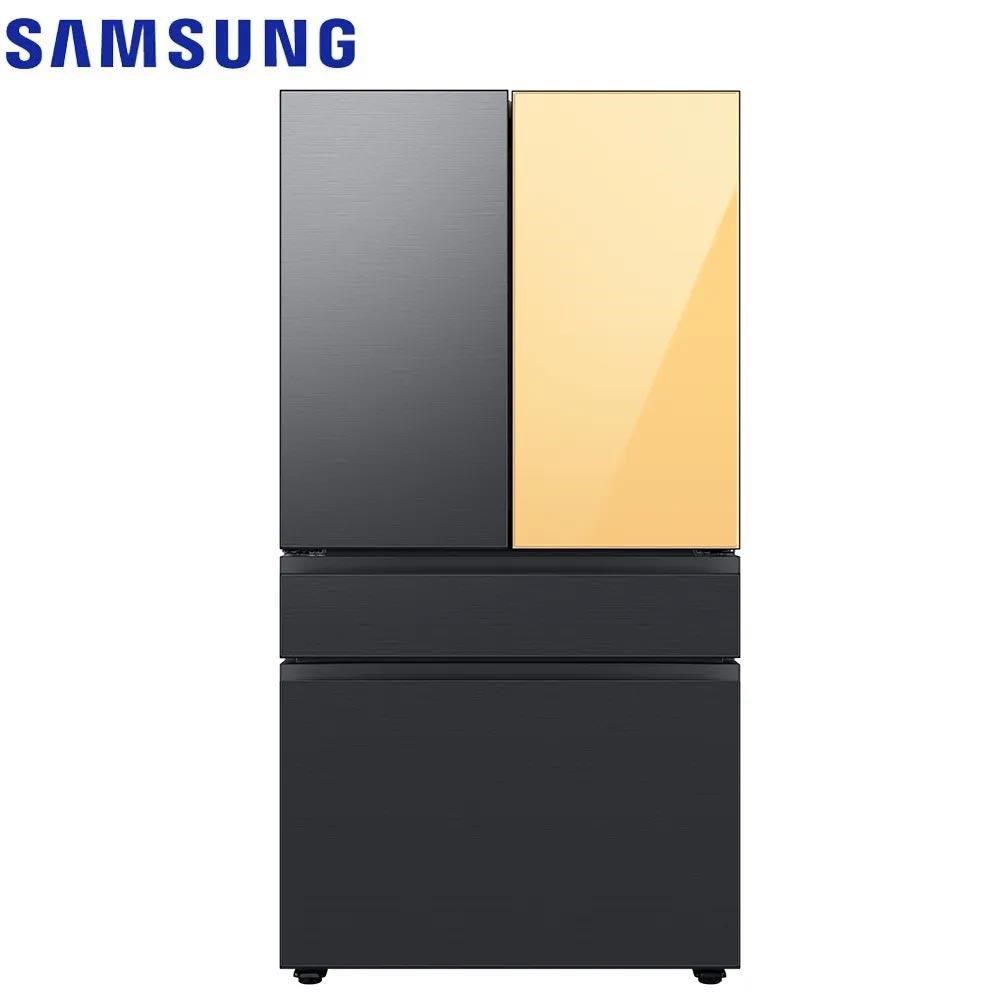 Samsung 三星 640公升《BESPOKE 設計品味系列》雙循環四門旗艦冰箱〈上門板黃+黑〉RF23BB8200APTW