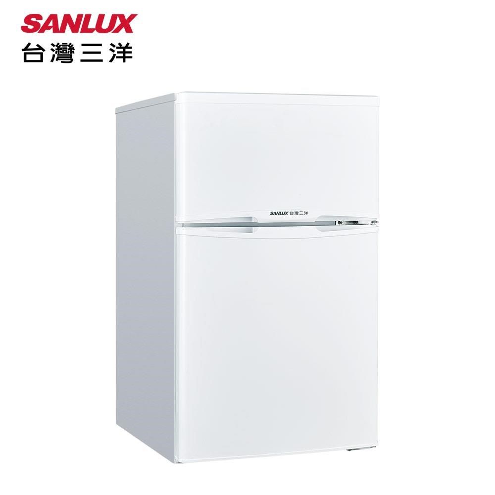 SANLUX 台灣三洋 102L《定頻-雙門》節電小冰箱SR-C102B1