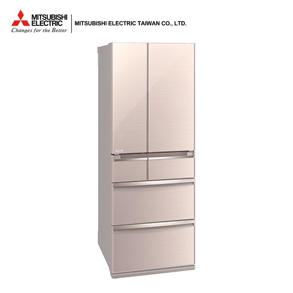 MITSUBISHI 三菱 605L《變頻-六門》全鏡面美型設計款電冰箱MR-WX61C-F-C1 (水晶杏)