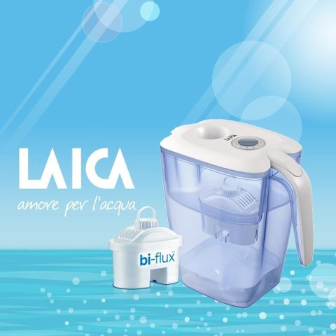 LAICA 義大利原裝進口 Venezia 3.7L高效雙流濾水壺