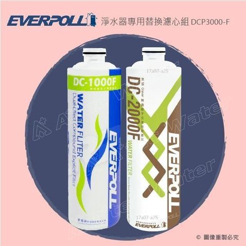 EVERPOLL 愛科濾淨 【南紡購物中心】 守護升級全效淨水器專用濾心/濾芯DCP-3000F