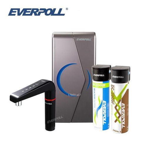 EVERPOLL 愛科濾淨 【南紡購物中心】 廚下型雙溫UV觸控飲水機 EVB-298-E 搭配DCP-3000全效能淨水組