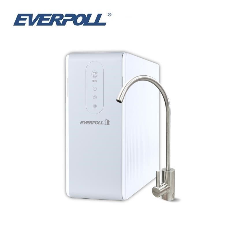 EVERPOLL 愛科濾淨 【南紡購物中心】 直出RO淨水器 RO-600 搭配LF認證無鉛不鏽鋼單冷鵝頸龍頭