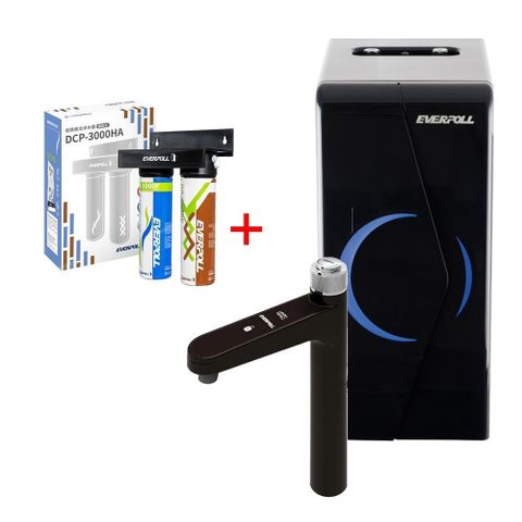 【愛科EVERPOLL】廚下型調溫無壓飲水機 EP-168 PLUS+複合淨水器DCP-3000HA