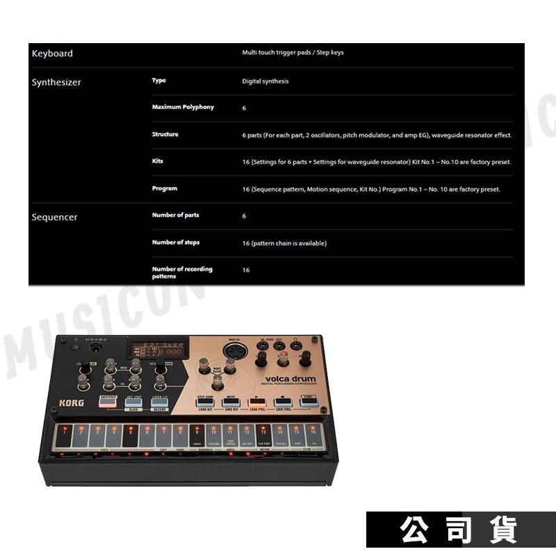 合成器KORG Volca Drum 數位打擊合成器鼓機- PChome 24h購物