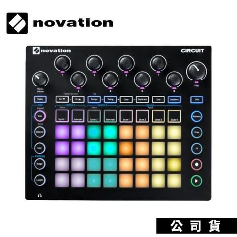 【南紡購物中心】合成器 Novation Circuit MIDI控制器 內建節奏機 鼓機