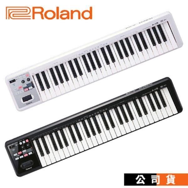 ROLAND A-49 A49 MIDI控制鍵盤49鍵白色黑色可攜式公司貨- PChome 24h購物