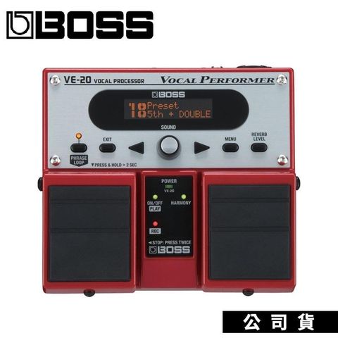 【南紡購物中心】人聲效果器 BOSS VE-20 Vocal 唱歌效果器
