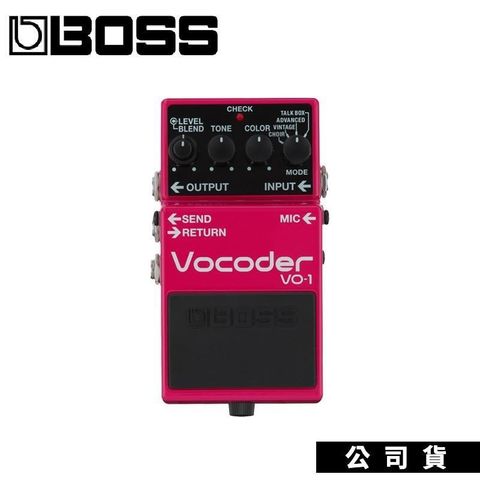 【南紡購物中心】BOSS VO-1 Vocoder 人聲效果器 聲碼器 原廠公司貨