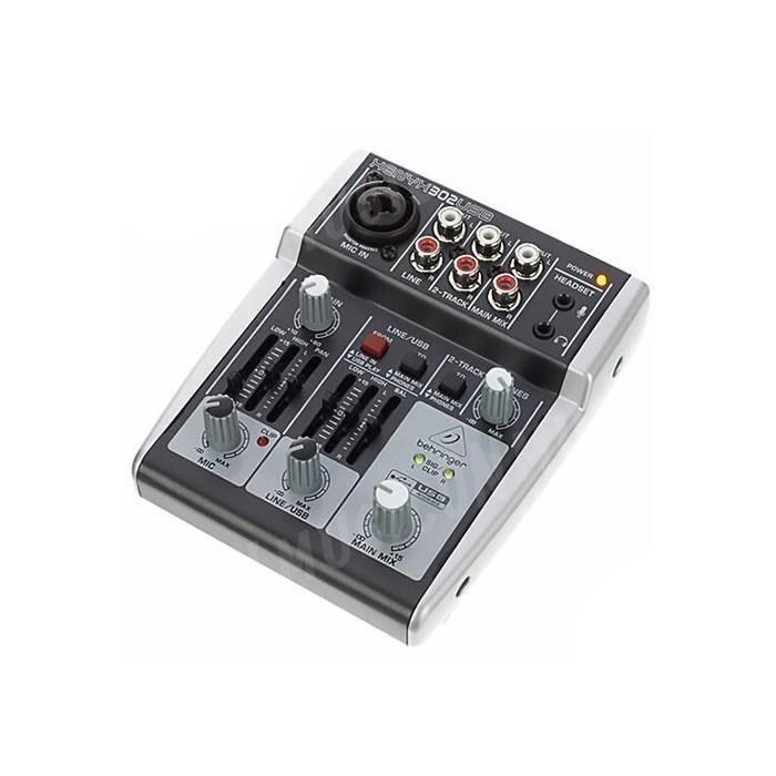 Behringer 【南紡購物中心】 德國耳朵牌  XENYX302USB 五軌混音器 可當錄音介面