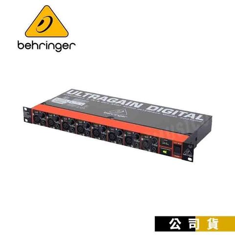 【南紡購物中心】Behringer ADA8200 麥克風前級 8 In 8Out 內建MIDAS MIC Pre 錄音介面