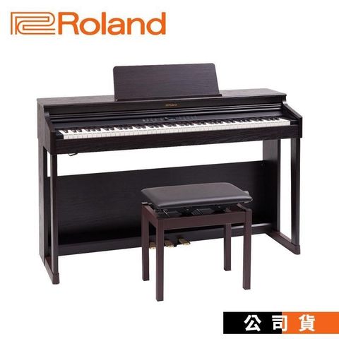 【南紡購物中心】數位鋼琴 ROLAND RP701 滑蓋式 電鋼琴 贈原廠琴椅 保固 玫瑰木 橡木 黑 白