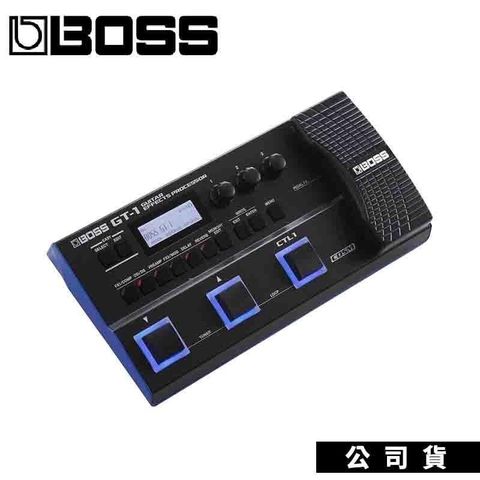 【南紡購物中心】BOSS GT-1 電吉他 綜合效果器 贈原廠變壓器