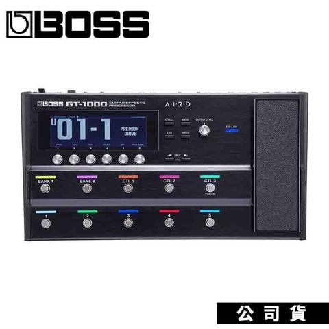 【南紡購物中心】BOSS GT-1000 旗艦級 電吉他 綜合效果器 Guitar Effects