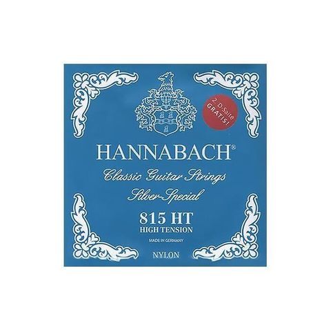 【南紡購物中心】 德國 古典吉他弦 Hannabach 815HT 特殊銀 高張力 古典尼龍弦