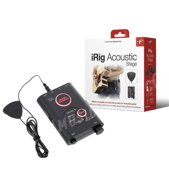 iRig ACOUSTIC STAGE IK Multimedia 木吉他拾音器- PChome 24h購物