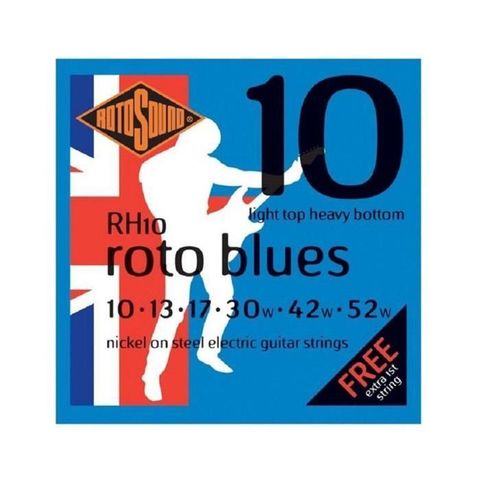 【南紡購物中心】 Rotosound 電吉他弦 10-52 鎳鋼 英國製 三套組 RH10