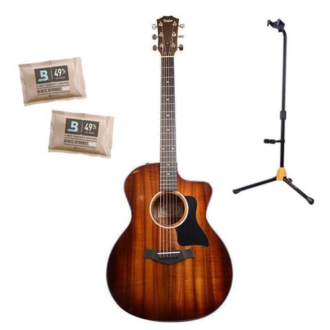 【南紡購物中心】 Taylor 224ce-K DLX KOA 夏威夷相思木 旗艦版本 吉他架套組 好禮贈送