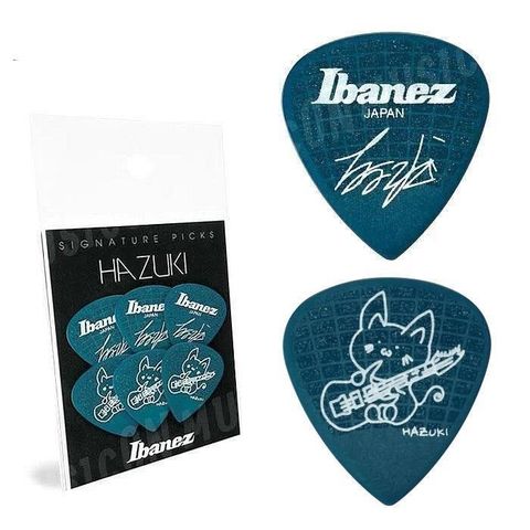 【南紡購物中心】 Ibanez  HAZUKI 日本國內版 HAZUKI 簽名款 匹克 Pick 1.0mm 6贈1 