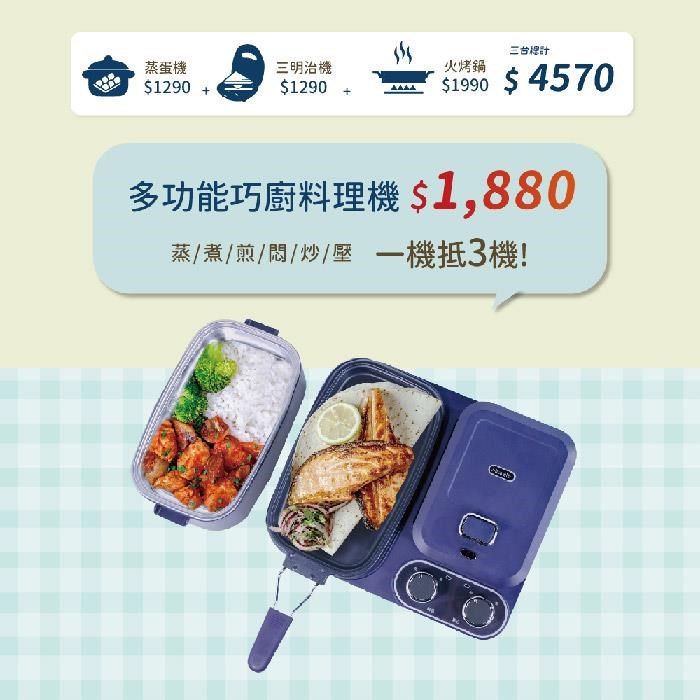  【南紡購物中心】 多功能巧廚料理機MX-0165BK 一機六用