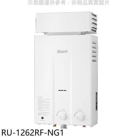 【南紡購物中心】 林內【RU-1262RF-NG1】12公升屋外型抗風型熱水器天然氣