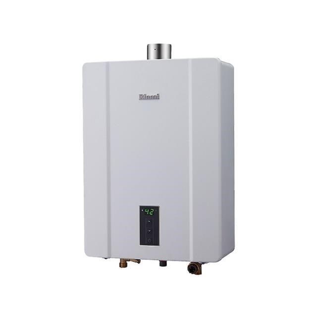 Rinnai 林內 【南紡購物中心】 【RUA-C1600WF_NG1】屋內強制排氣型熱水器(16L)(三段火排)天然氣(含全台安裝)