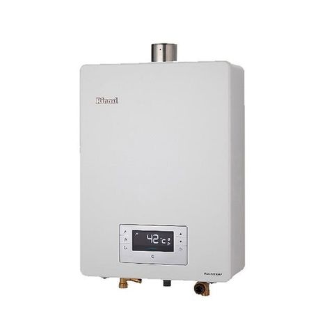 Rinnai 林內 【南紡購物中心】 【RUA-C1620WF_NG1】屋內強制排氣型熱水器(16L)天然氣全台安裝