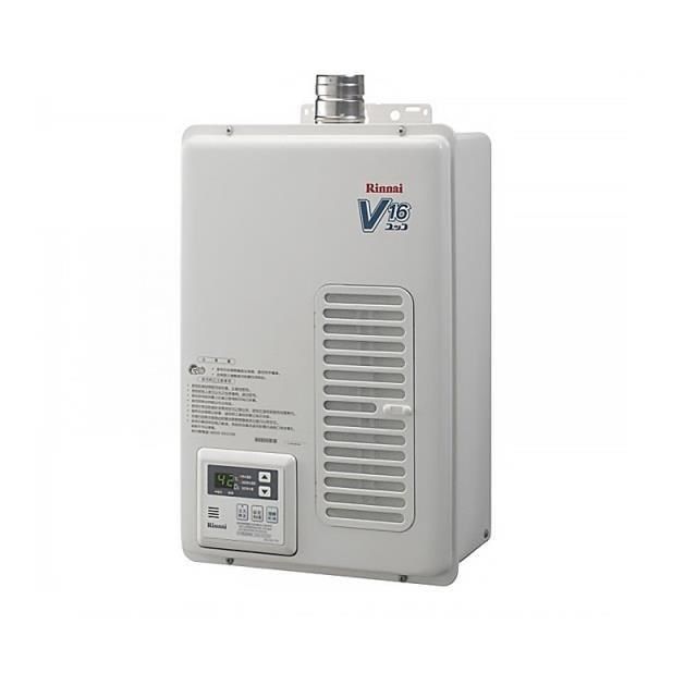 Rinnai 林內 【南紡購物中心】 【REU-V1611WFA-TR】屋內型FE式16L熱水器(含全台安裝)