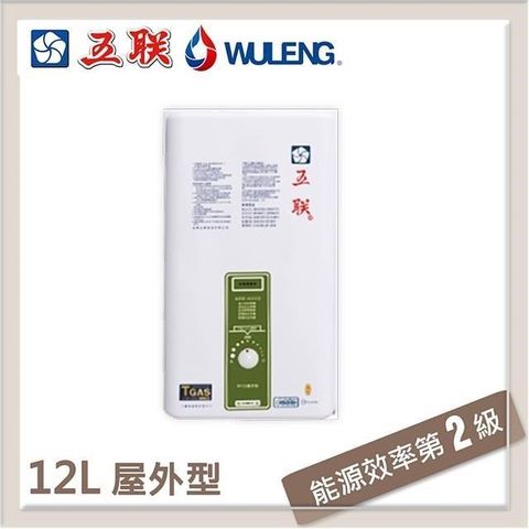 五聯 【南紡購物中心】  12L 屋外傳統熱水器 ASE-6202(NG1/RF式)