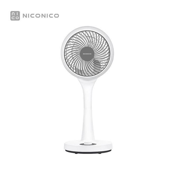 NICONICO 【南紡購物中心】 聰明會幫您省電的小白循環扇
360度陀螺循環立扇(NI-GS902)