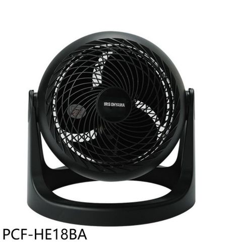 【南紡購物中心】 IRIS【PCF-HE18BA】空氣循環扇黑色PCF-HE18適用7坪電風扇
