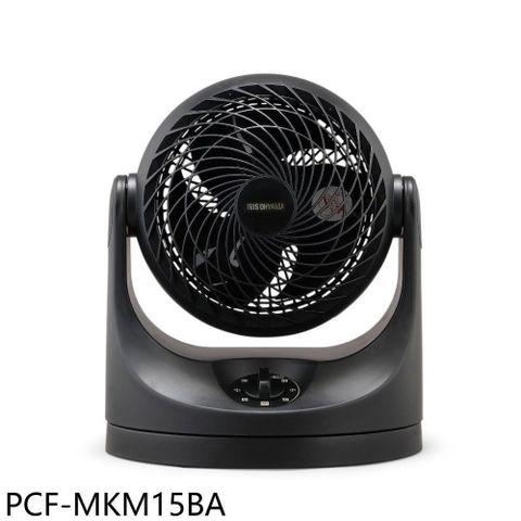 【南紡購物中心】 IRIS【PCF-MKM15BA】空氣循環扇4坪黑色PCF-MKM15電風扇
