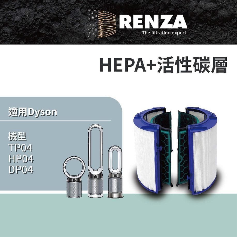 RENZA濾網適用Dyson TP04 HP04 Pure Cool Pure Hot/Cool濾芯耗材