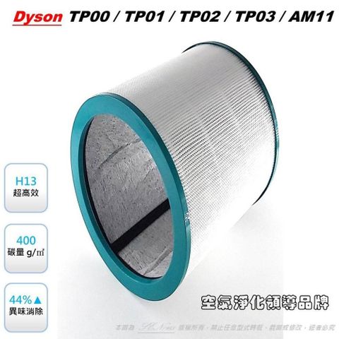 米歐 【南紡購物中心】 【 HEPA 濾心】適用 戴森 Dyson Pure Cool Link TP03 TP02 TP01 TP00 AM11 濾心