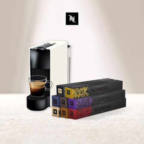 Nespresso 【官方直營】膠囊咖啡機 Essenza Mini & 義式饗宴咖啡80顆組 (Essenza Mini 四色可選)