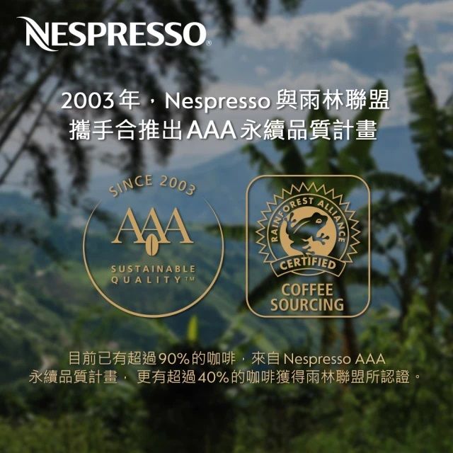 Nespresso  單一產區臻選咖啡80顆組 (8條*10顆僅適用於膠囊咖啡機)