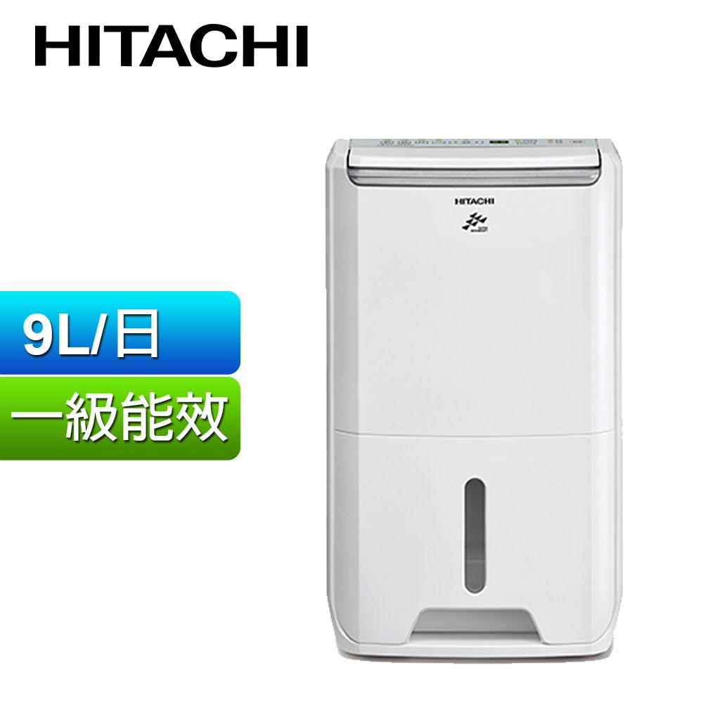 HITACHI 日立  9公升舒適節電除濕機 RD-18FJ(璀璨白)