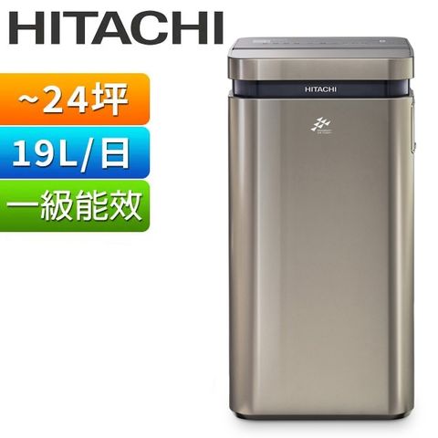 HITACHI日立 19公升AI超變頻清淨除濕機(極光鈦) RD-380VC
