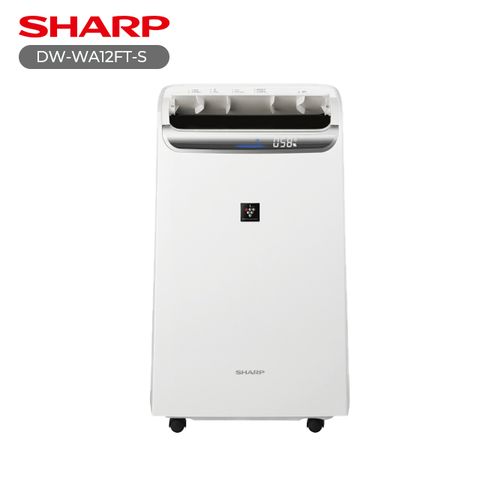 SHARP 夏普 12公升智慧空氣清淨除濕機DW-WA12FT-S
