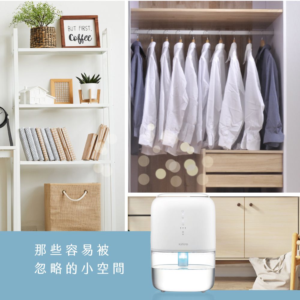 KINYO 輕巧大容量美型除濕機 DHM-3450