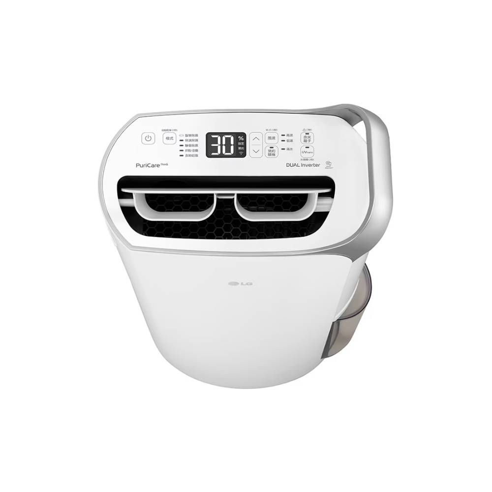 LG 樂金   MD171QSE0 17公升 WiFi雙變頻除濕機 晶鑽銀