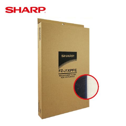 【SHARP 夏普】高效活性碳過濾網 FZ-J1XPFE(適用KI-J100T-W)