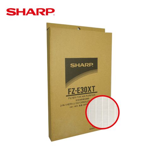 【SHARP 夏普】高效集塵除甲醛一體化過濾網 FZ-E30XT(適用FU-D30T-W)
