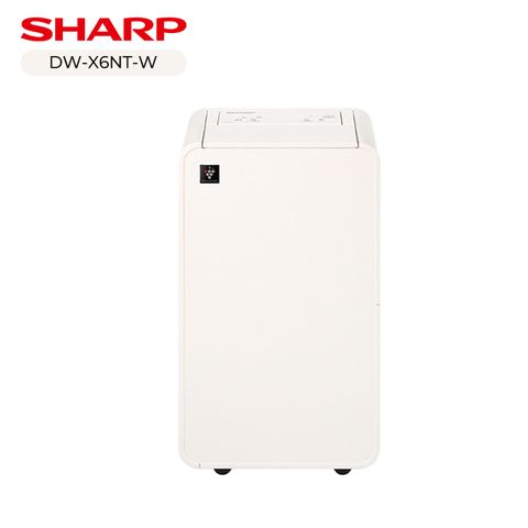 SHARP 夏普 6L乾淨方MINI衣物乾燥美型除濕機 DW-X6NT-W 奶油白
