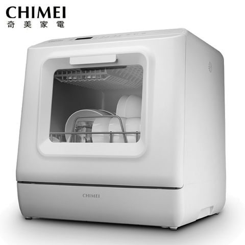 【CHIMEI奇美】免安裝全自動UV洗碗機 DW-04C0SH清洗+UV殺菌+烘乾+儲存，1機4用小體積免安裝，租屋/舊式廚房也能用