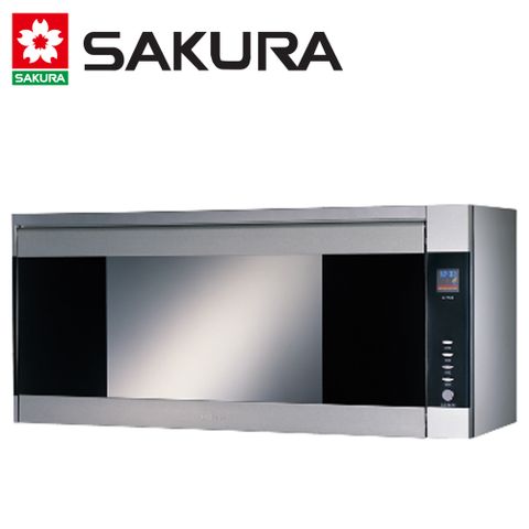 SAKURA 櫻花 《牌》90CM鏡面設計臭氧+紫外線懸掛烘碗機Q7580SXL/Q-7580ASXL