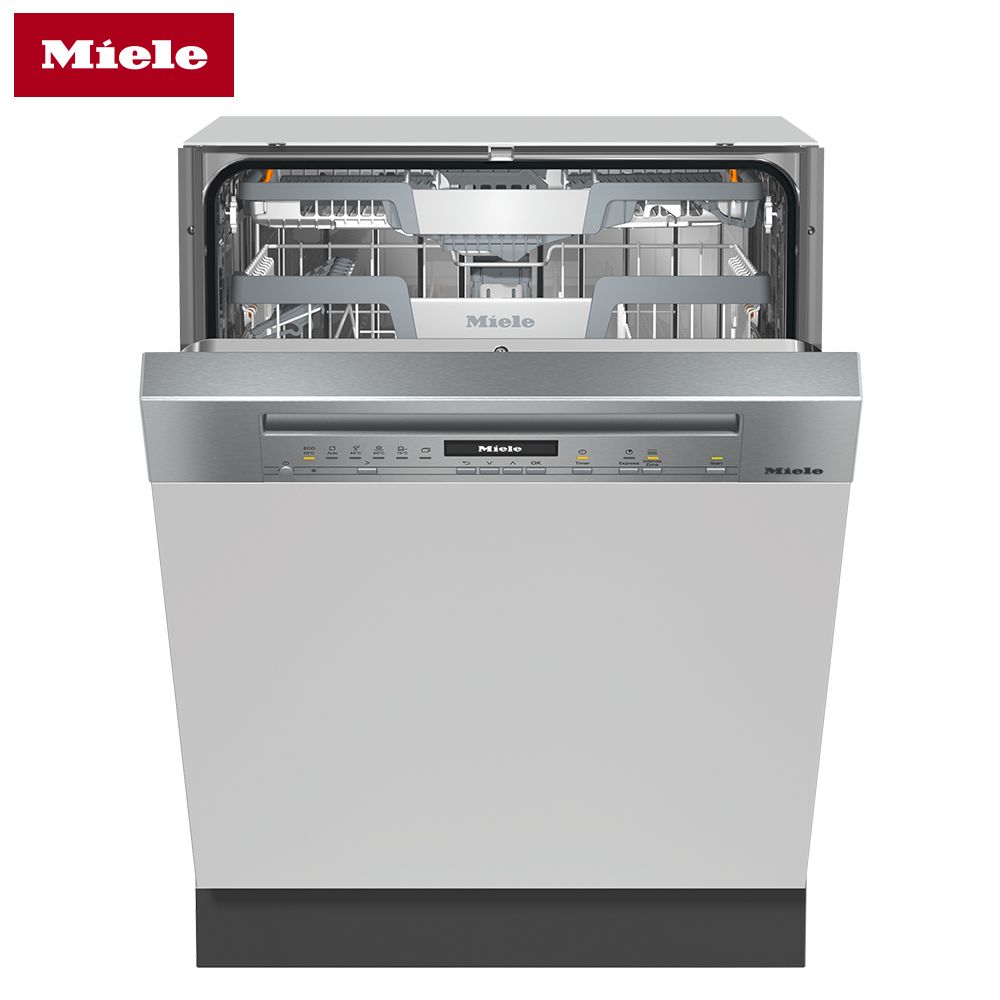 Miele 【德國】G7104C SCi不鏽鋼半嵌式洗碗機(220V/60Hz)新一代冷凝烘乾 + 專利自動開門烘乾