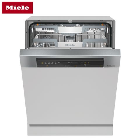 【德國Miele】G7314C SCi不鏽鋼半嵌式洗碗機(220V/60Hz)新一代冷凝烘乾 + 專利自動開門烘乾