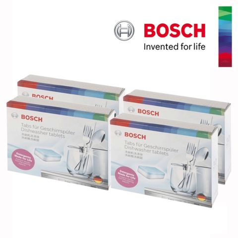 BOSCH 博世 洗碗機專用洗碗錠(30碇/盒) 4盒