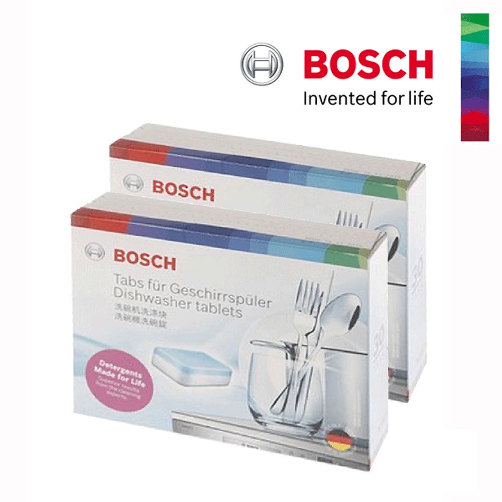 BOSCH 博世 洗碗機專用洗碗錠(30碇/盒) 2盒